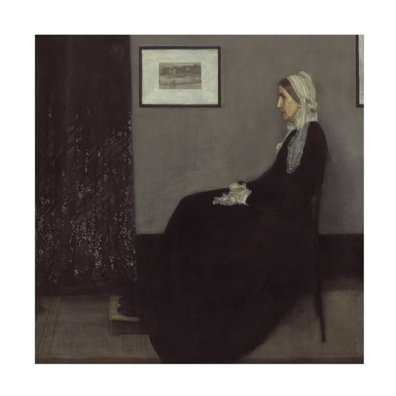 Trademark Fine Art Whistler Whistlers Mother Canvas Wall Art - 24x24