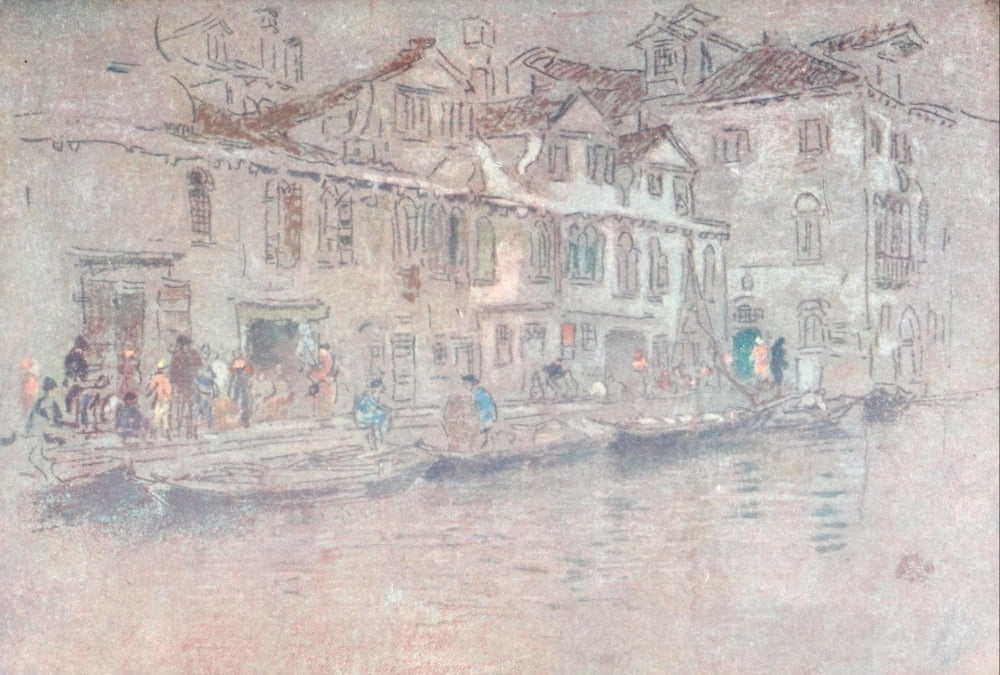 Whistler as I knew him 1904 Venice Canvas Art - James Whistler (18 x 24)