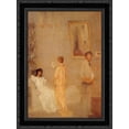 thumbnail image 1 of Whistler in his Studio 20x24 Black Ornate Wood Framed Canvas Art by Whistler, James Abbott McNeill, 1 of 2