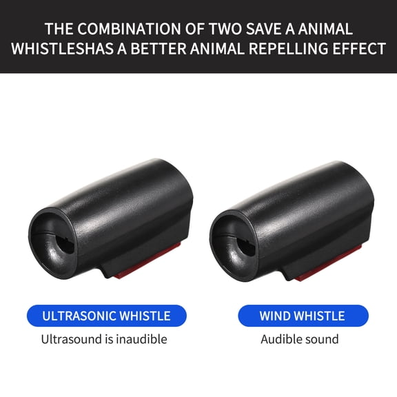 Whistles,Whistles Wind Safety Collision Whistles Collision Vehicles Deer 2 Pcs Deer Road Safety Collision - Whistles 2 Vehicles Cars - Road Cars - 2 - Deer Whistles 6588 - Ensure Road Black