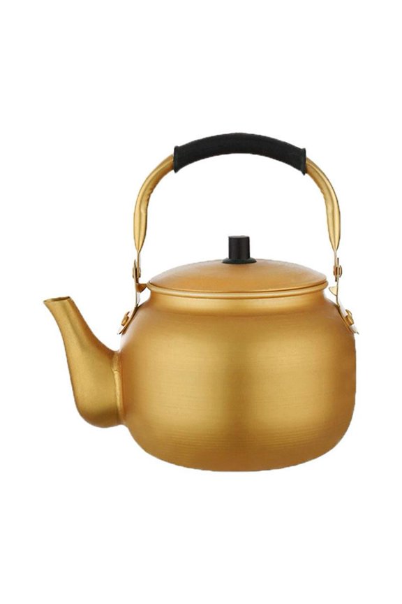 Whistling Aluminum Tea Kettle for Stovetop: Ideal for Camping, Hiking, Traveling, and Picnicking