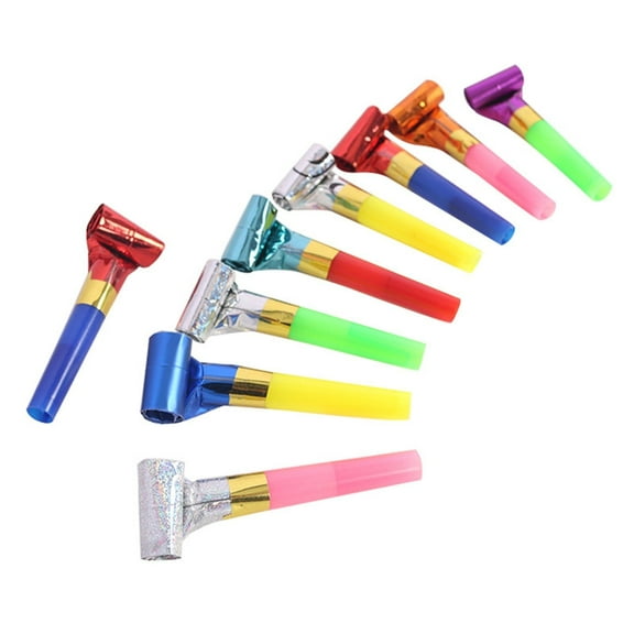 Whistling Children's Birthday Party Supplies Party Blowers Birthday Squawkers Noise Makers*100pcs