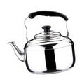 thumbnail image 1 of Whistling Kettle, Stainless Steel Base top Teakettle Tea Kettle Teapot, Gas Electric Induction Compatible - Various Sizes Optional - , 5L, 1 of 8