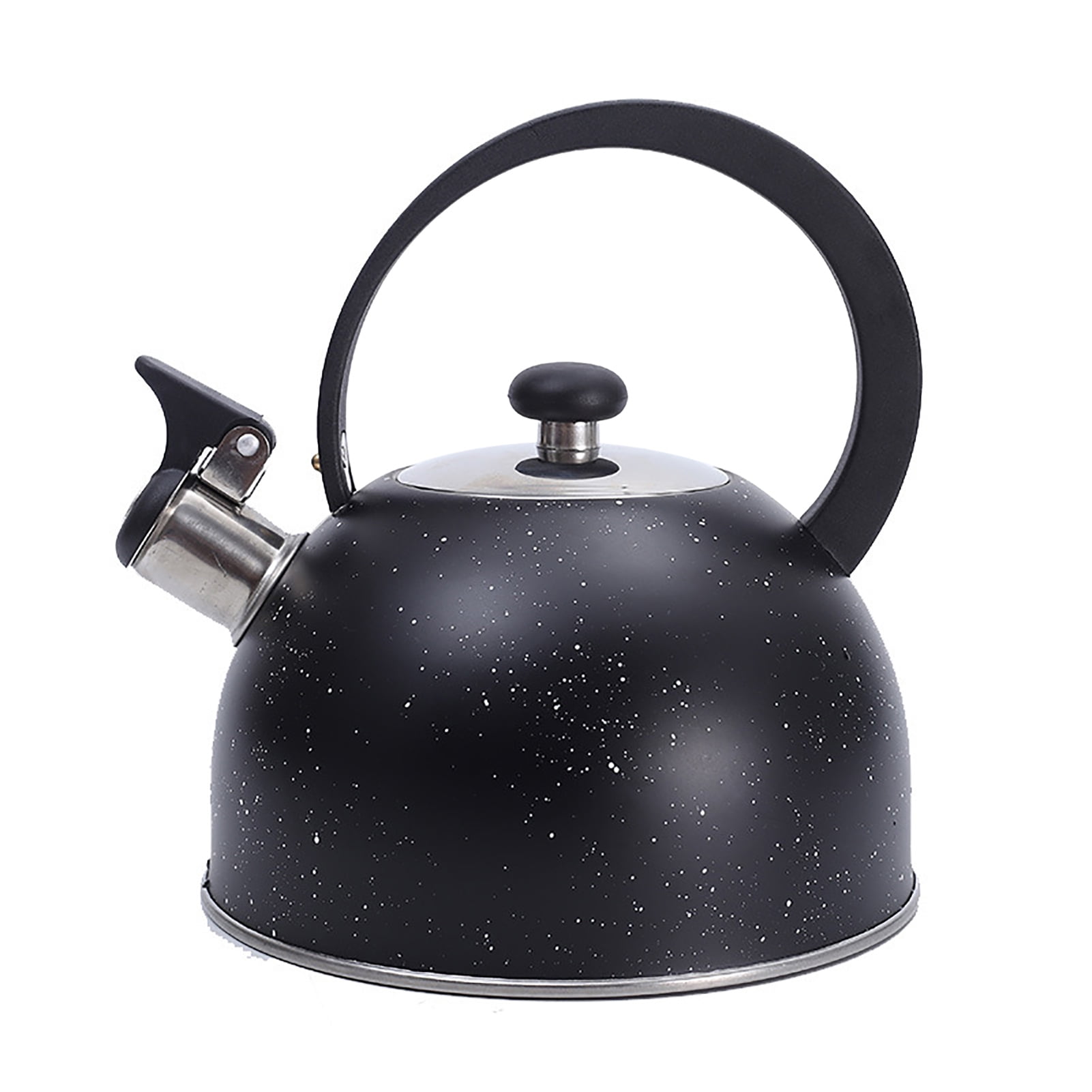 Whistling Kettle Stainless Steel Large Diameter Spout Moon Shape Handle