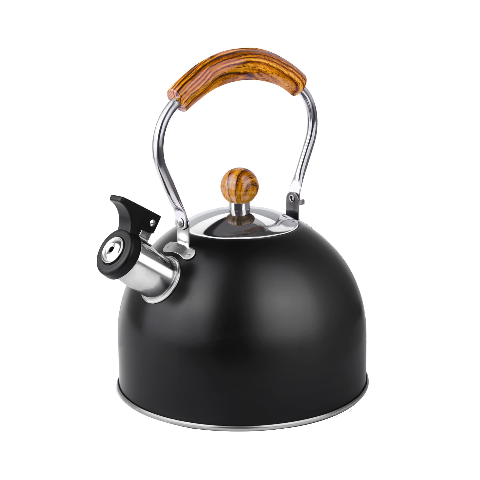 Whistling Tea Kettle, ENLOY 2.65 Quart Food Grade Stainless Steel Tea