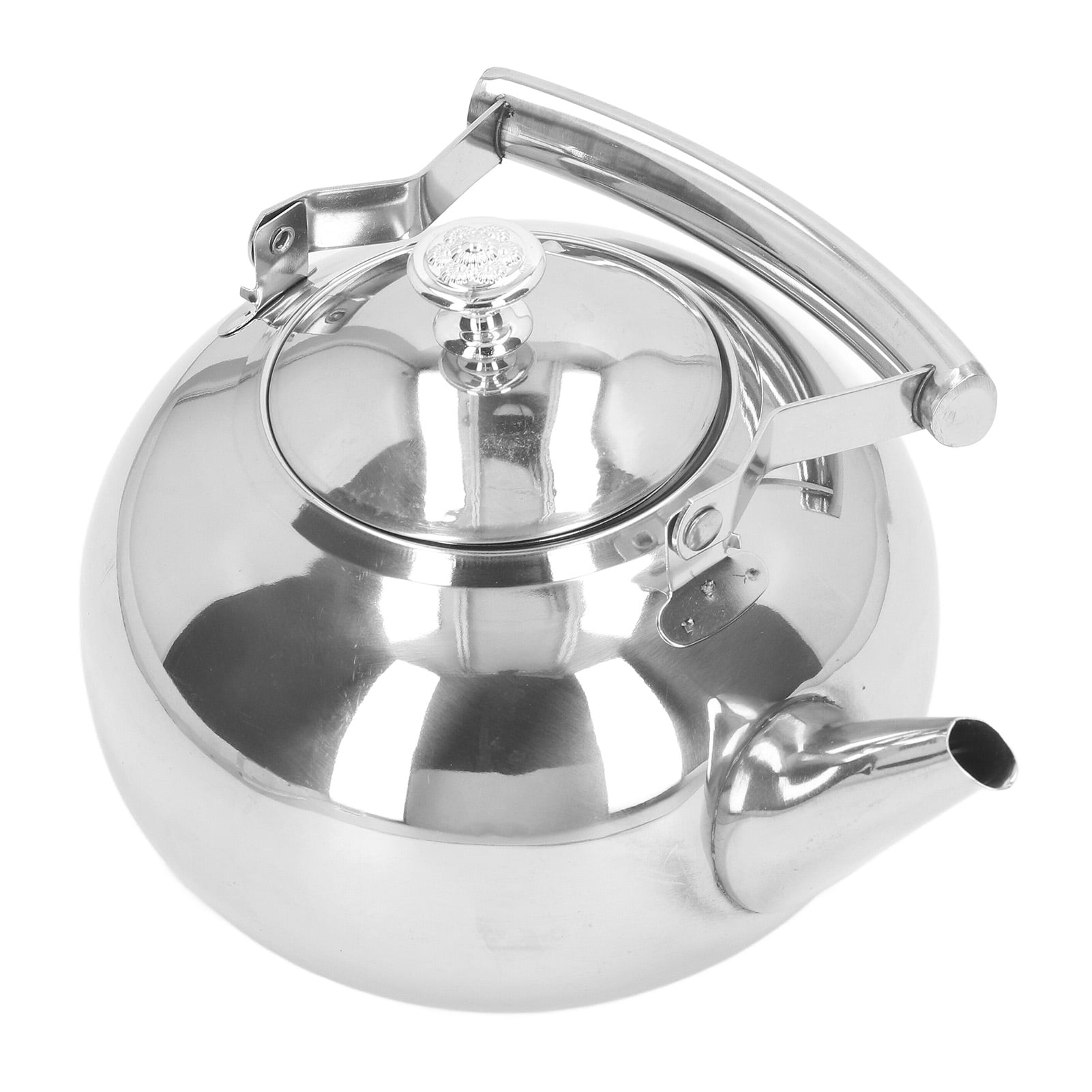 Whistling Tea Kettle, Whistling Teakettle Classic Teapot Stainless Steel Tea Pots With Ergonomic
