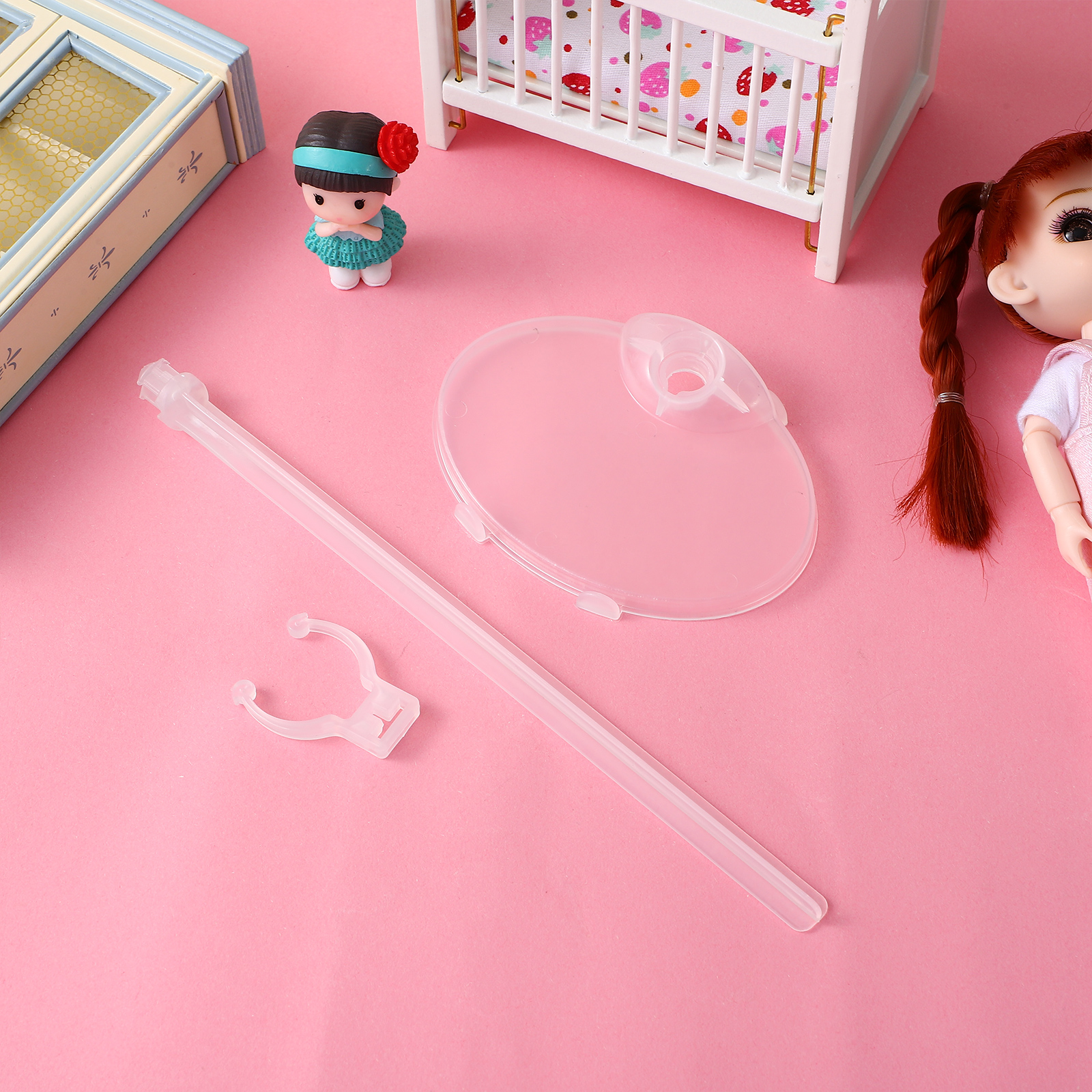 6 Pcs Adjustable Doll Stands – Sturdy Metal & Plastic Display Holder For Action Figures & Models
