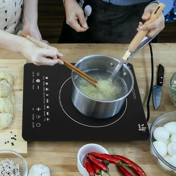 Soimiss Portable Induction Cooktop Induction Burner Cooker With Single Electric Cooktops Countertop Stove With 8 Temperature