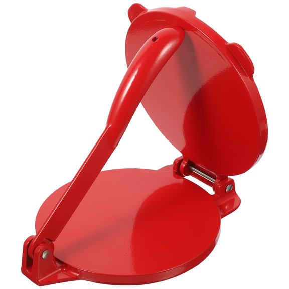 Soimiss Red Aluminum Tortilla Press for Home Use Easy Maker Perfect Flatbread and Mini Pie Shells