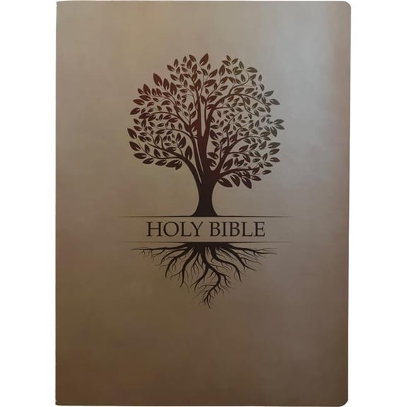 Whitaker House 403556 KJVER Family Legacy Holy Bible Large Print - Coffee Ultrasoft