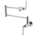 thumbnail image 1 of Whitaker Wall Mount Pot Filler Faucet, Polished Chrome, 1 of 1