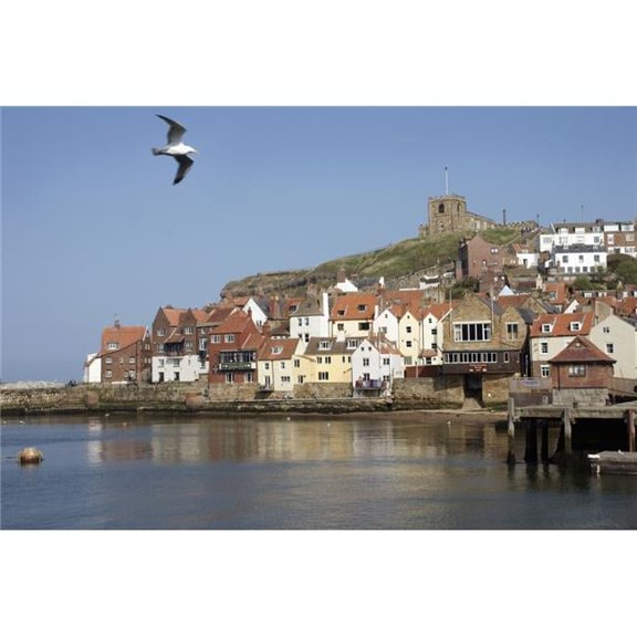 Whitby Harbour Poster Print