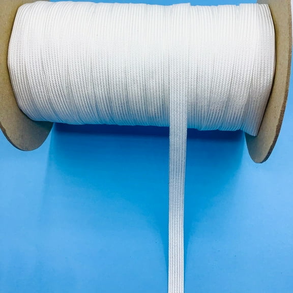 White 1/2" Middy Braid