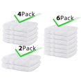 thumbnail image 1 of White 100% Cotton 1 Pack, 2 Pack, 4 Pack, 6 Pack, BathTowels Hotel & Spa Quality, 1 of 2