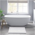 White 100% Cotton Tufted Bath Rug, 20 x 30 Inch, 3000 GSM, for Bathroom ...