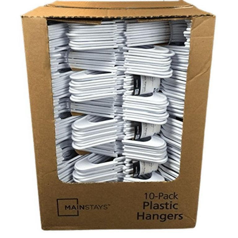 White Hangers Clothes Heavy Duty Non Slip Hangers (50 & 100 Pack