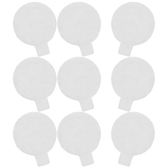 White 100 Pcs Dot Sticker No Trace Glue Double Sided Tape Office