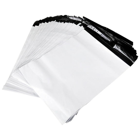White 100 Pcs Dreses Medium Shipping Bags Postal Mailing Envelope Courier
