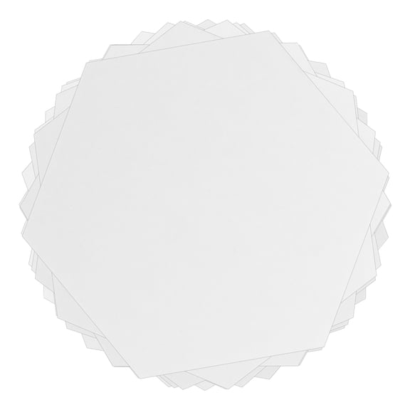SHOWERORO Paper Piercing Templates White Paper DIY Handmade For Quilting 100Pcs 1.6In