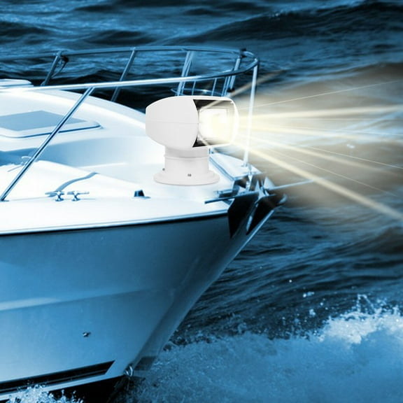 White 100W DC 12V Remote Control Searchlight, Boat Spotlight, 100W Remote Control Spotlights for Boat