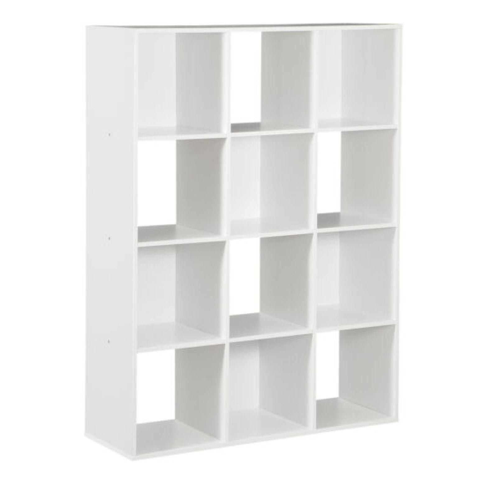 White 12 Cube Bookcase Storage Organizer Wooden Home Office Shelving
