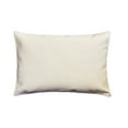 thumbnail image 1 of White 12"x26" (30x65 cm) Lumbar Pillow Cover, Faux Leather Basket Weave Oblong Pillow, Solid Color Pattern Modern Style - White Suave, 1 of 3