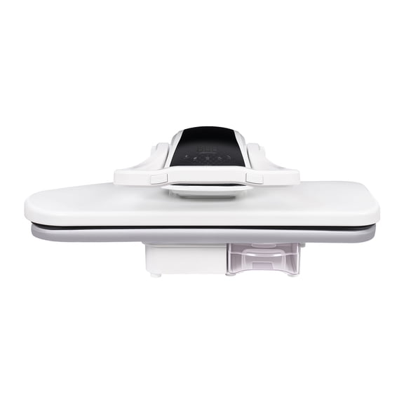 White 1600W Steam Press 66x53cm, 26" Large Ironing Board with 5 Modes & 1L Water Tank for Home