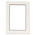thumbnail image 1 of White 16x20 Picture Frame Mat with Black Core for 12x16 Pictures - Fits 16x20 Frame, 1 of 9