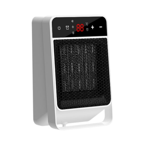 White 1800W Wall Space Heater, Plug In Heater With Remote, Led Display, Adjustable Thermostat, Timer For Home, Office, Bathroom, 11.8X7.1X3.9In 3.31Lb