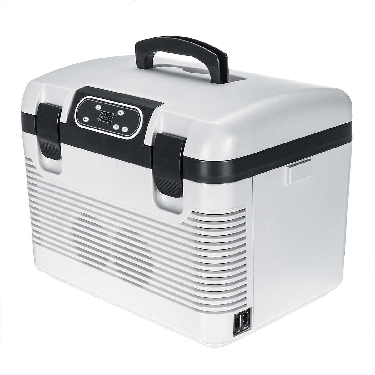 White 19 Liter Compact Portable Cooler Warmer Mini Fridge for Bedroom, Office, Dorm, Car - Great for Camping, Picnic - image 1 of 13