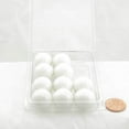 thumbnail image 1 of White 19mm Glass Marbles Pack of 10 Wondertrail, 1 of 2