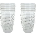 thumbnail image 1 of White 2 Gallon Bucket with Gamma Seal Lid (10), 1 of 3