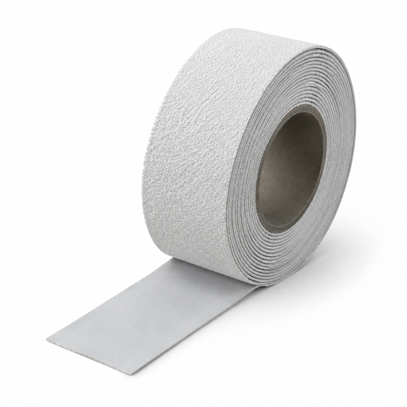 White 2 Inch X 36 Feet Reflective Pavement Safety Tape for Outdoor Surfaces