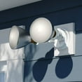 White 2 Light Outdoor Security Flood Light with Adjustable Heads — free download