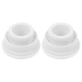 thumbnail image 1 of White 2 Pcs Universal Plug Swimming Pool Rubber Stopper, 1 of 6