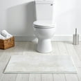 thumbnail image 1 of White 20"x32" Bath Mat with Non Slip Backing, Plush Bathroom Rug, 1 of 5