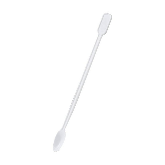 White 200-Pack Disposable Plastic Coffee Spoons, Long Handle For Stirring, High Temperature Resistant, Individually Wrapped