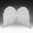 thumbnail image 1 of White 22" Feather Wings, 1 of 2