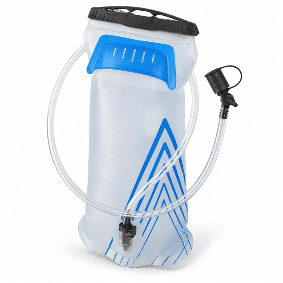 White 2L Lightweight TPU Hydration Reservoir Backpack Bag for Hiking Cycling Camping