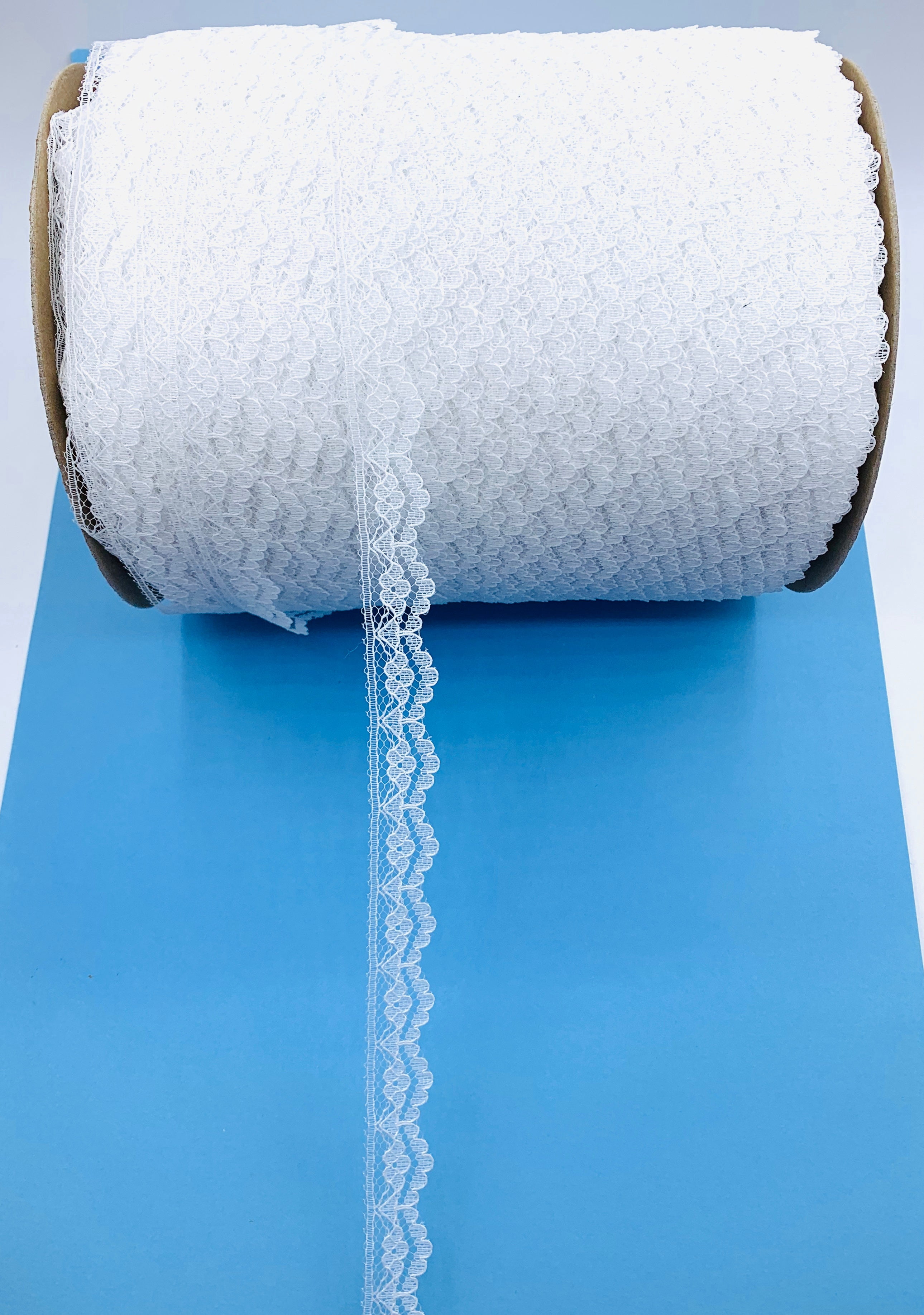 White 3/4" Dainty Lace