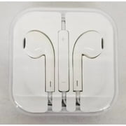 White 3.5mm Earphones Headset Earbuds Wired Handsfree With Mic for iPhone & Android