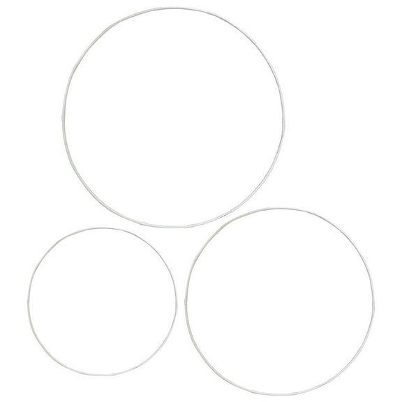 RENACLIPY White Circle Balloon Arch Frame, 3 Sets Round Balloon for Party Decorations and Event Celebrations