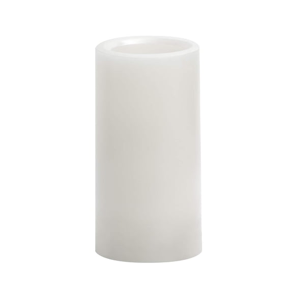 White 3" x 6" LED Pillar Candle By Ashland