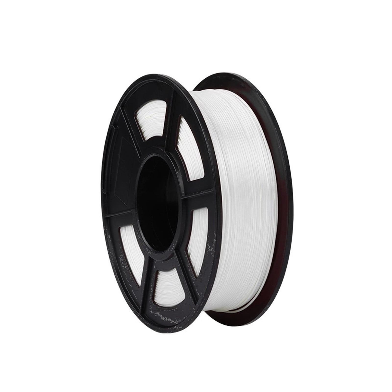 White 3D Printer Filament, Solid Opaque Silk PLA, Easy-to-Print, Pack of 1Kg, Dimensional Accuracy 1.75mm +/- 0.02mm