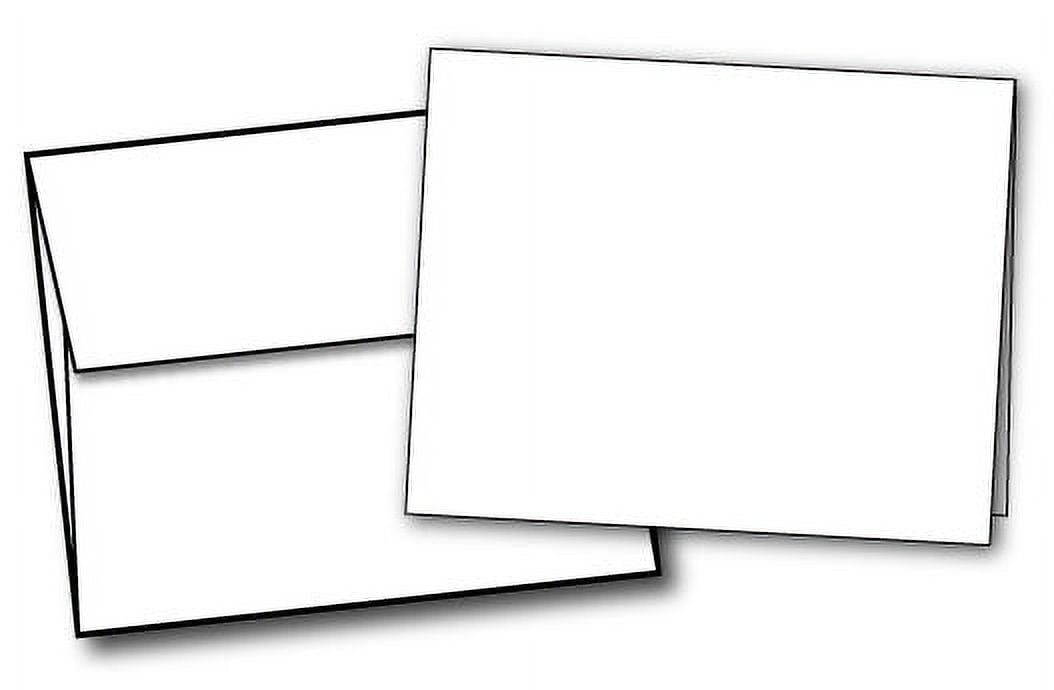 Blank Card Set - 20 Cards and Envelopes Size A2 – Hand Lettered Design