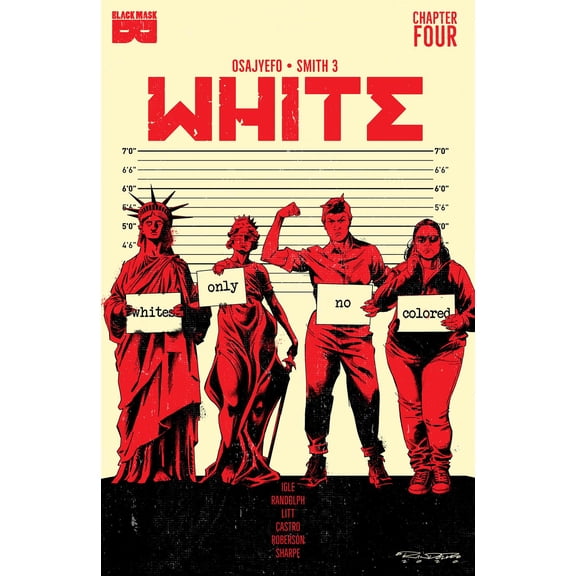 White #4 2nd Ptg (mr) Black Mask Comics Comic Book