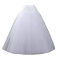 thumbnail image 1 of Floor Length Petticoats Long Plus Sizes Wedding Petticoat Slips Crinoline Underskirt for Proms Evening Wedding Dress, 1 of 8