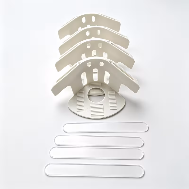 White 4-Pack Invisible Bed Sheet Fasteners, Non-Slip Mattress Clips for Flat and Fitted Sheets, Secure Hold, Easy Installation, Durable Bedding Clips for Multiple Bed Sizes