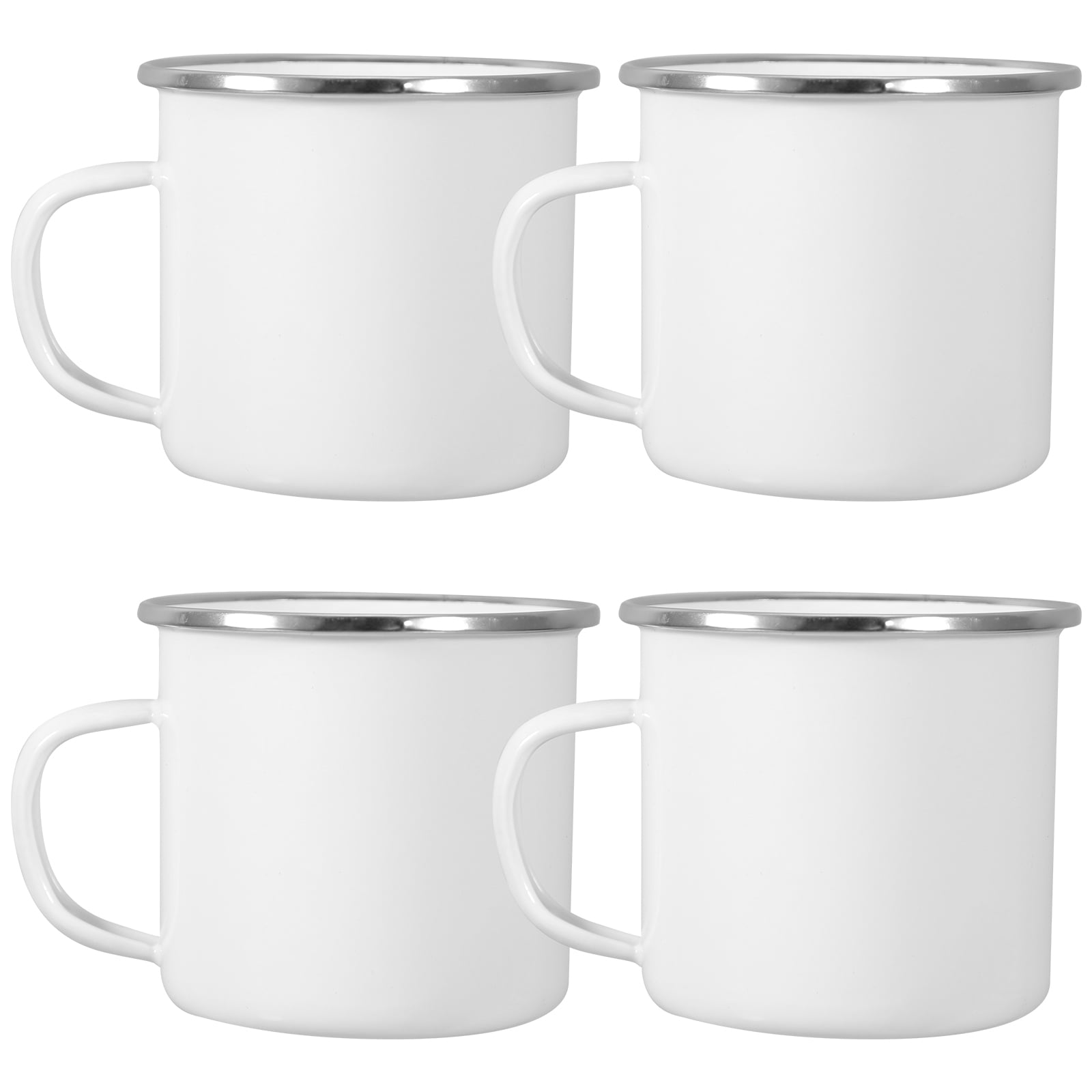 Small Enamel Camp Mug in White Small Enamel Camp Mug in White