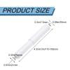 White 4-Piece Plastic Spring Telescopic Rod Set – Ngheia Retractable Toilet Paper Holder Roller, Tissue Dispenser for Bathroom, Easy Install